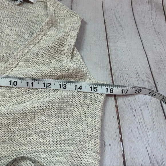 cupcakes and cashmere long duster sweater cardigan belted waist sz small boho - Picture 6 of 8